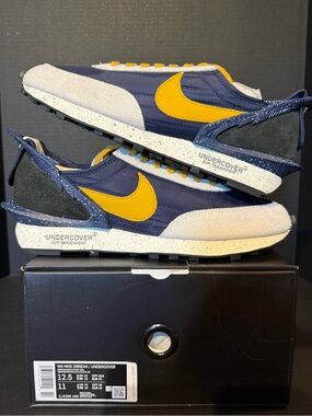 Undercover Daybreak Jun Takahashi collab, Navy and Yellow Retro Runner 11M